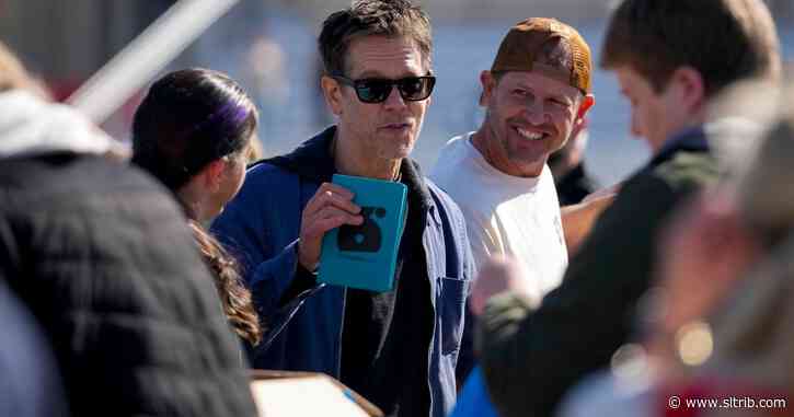 Kevin Bacon meets the Payson students who lobbied him to visit. Here’s how four Utah nonprofits will benefit.
