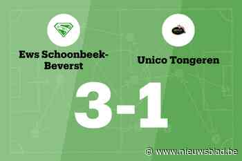 Overduidelijke overwinning voor EWS Schoonbeek-Beverst B tegen UNICO Tongeren B