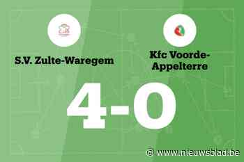 Jong Essevee zet zegereeks voort met zege op KFC Voorde-Appelterre