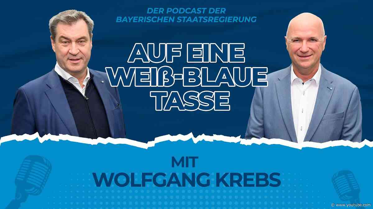„Auf eine weiß-blaue Tasse“: Ministerpräsident Dr. Markus Söder und Wolfgang Krebs - Bayern