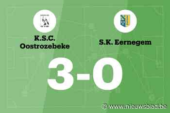 SC Oostrozebeke wint thuis van SK Eernegem, mede dankzij twee treffers Cottenier