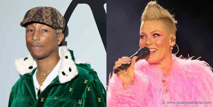 Pink takes legal action against Pharrell Williams over his 'P.Inc' trademark