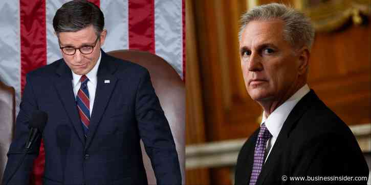 Kevin McCarthy is haunting Mike Johnson