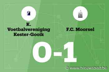 Notebaert is goud waard voor FC Moorsel tegen KVV Kester-Gooik B