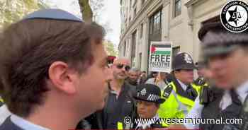 Watch: UK Police Threaten to Arrest an 'Openly Jewish Man' for Walking Near Palestine Protest