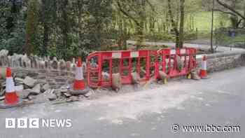 Historic bridge damaged weeks after being repaired