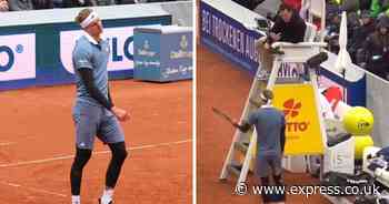 Alexander Zverev threatens to quit mid-match in furious rant at umpire