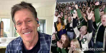 Kevin Bacon visits ‘Footloose’ high school on prom day