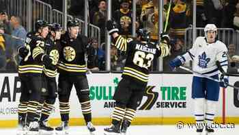 Swayman, DeBrusk power Bruins over Maple Leafs 5-1 in Game 1