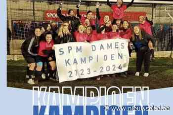 Vrouwen Sporting Molenbeek vieren titel zonder te spelen