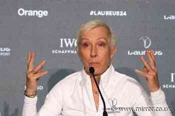 Tennis legend Martina Navratilova pulls out of working at the WTA Finals after controversial move