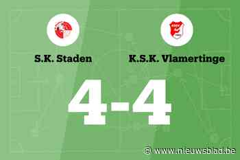 SK Vlamertinge sleept gelijkspel uit de brand in de uitwedstrijd tegen SK Staden C
