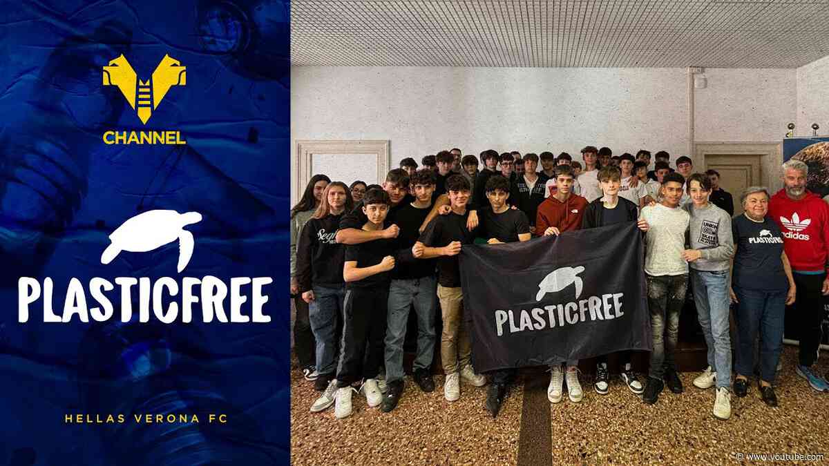 Hellas Verona e Plastic Free all'Istituto Seghetti per un futuro sostenibile