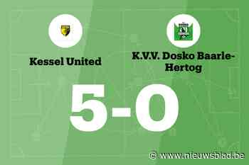 Wedstrijd tussen Kessel United en Dosko eindigt in forfaitscore