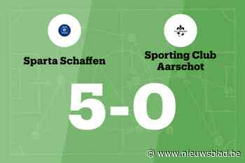 Wedstrijd tussen Sparta Schaffen en SC Aarschot B eindigt in forfaitscore