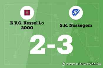SK Nossegem B wint uit van KVC Kessel-Lo 2000 B, mede dankzij twee treffers Butera