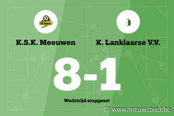 Match tussen KSK Meeuwen B en Lanklaar VV stopgezet