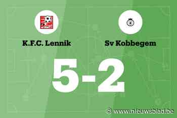 De Dobbeleer scoort twee keer voor KFC Lennik in wedstrijd tegen SV Kobbegem