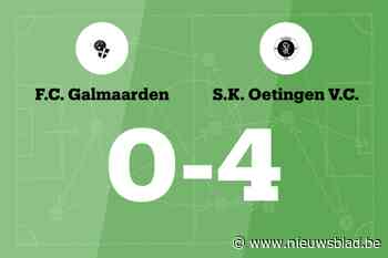SK Oetingen VC B verslaat FC Galmaarden B met 0-4 en eindigt reeks zonder overwinning