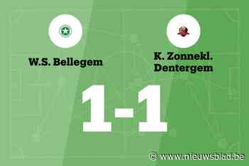 Winnende reeks van WS Bellegem eindigt na wedstrijd tegen KZ Dentergem