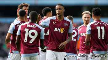 Aston Villa 3-1 Bournemouth: Unai Emery's side mount impressive comeback as goals from Morgan Rogers, Moussa Diaby and Leon Bailey cancel out Dominic Solanke's opener