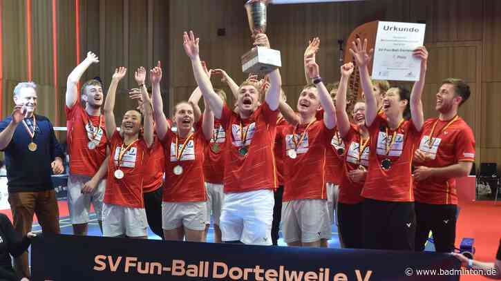 Der SV Fun-Ball Dortelweil ist erstmals Deutscher Mannschaftsmeister