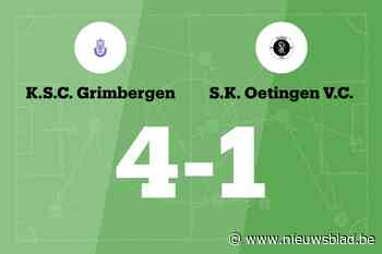 Gaudaen scoort twee keer voor KSC Grimbergen in wedstrijd tegen SK Oetingen VC