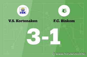 Vuegen maakt twee goals voor VS Kortenaken in wedstrijd tegen FC Binkom