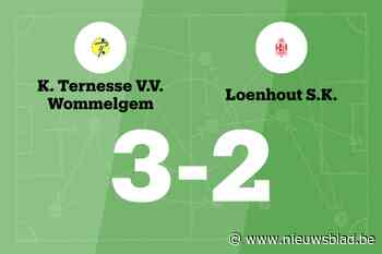 Ternesse beëindigt reeks nederlagen in de wedstrijd tegen Loenhout