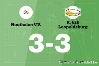 K.ESK Leopoldsburg beëindigt reeks nederlagen in de wedstrijd tegen Houthalen VV
