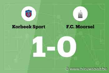 Goyens bezorgt Korbeek Sport zege op FC Moorsel B