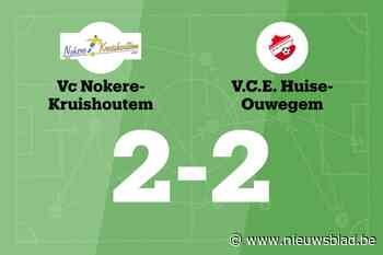 VC Nokere-Kruishoutem B speelt thuis gelijk tegen VCE Huise-Ouwegem