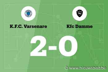 FC Varsenare B beëindigt de zegereeks van FC Damme