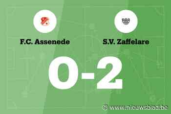 SV Zaffelare wint het duel met FC Assenede en beslist in de eerste helft