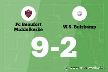 WS Bulskamp blijft verliezen na uitnederlaag tegen FC Beaufort Middelkerke