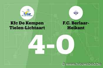 FC De Kempen in tweede helft voorbij Berlaar-Heikant