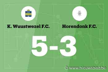 Wuustwezel wint spektakelwedstrijd van Horendonk