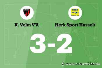Velm VV klopt Herk Sport en is al tien wedstrijden ongeslagen