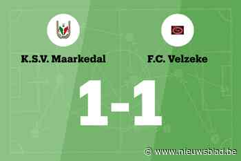 KSV Maarkedal en FC Velzeke spelen 1-1