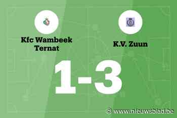 Ondanks achterstand bij rust wint KV Zuun van KFC Wambeek Ternat B