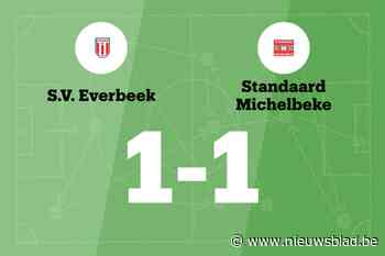 SV Everbeek speelt thuis gelijk tegen Standaard Michelbeke