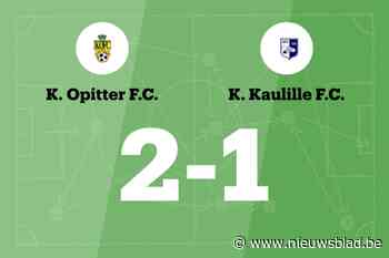 Opitter FC maakt tegen Kaulille FC einde aan slechte reeks