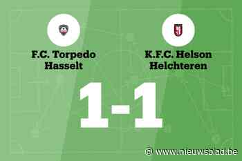KFC Helson Helchteren speelt gelijk tegen Torpedo Hasselt