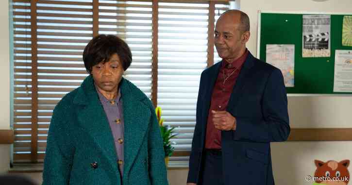 Yolande filled with dread as vile Pastor Clayton invades her personal space yet again in sinister EastEnders scenes