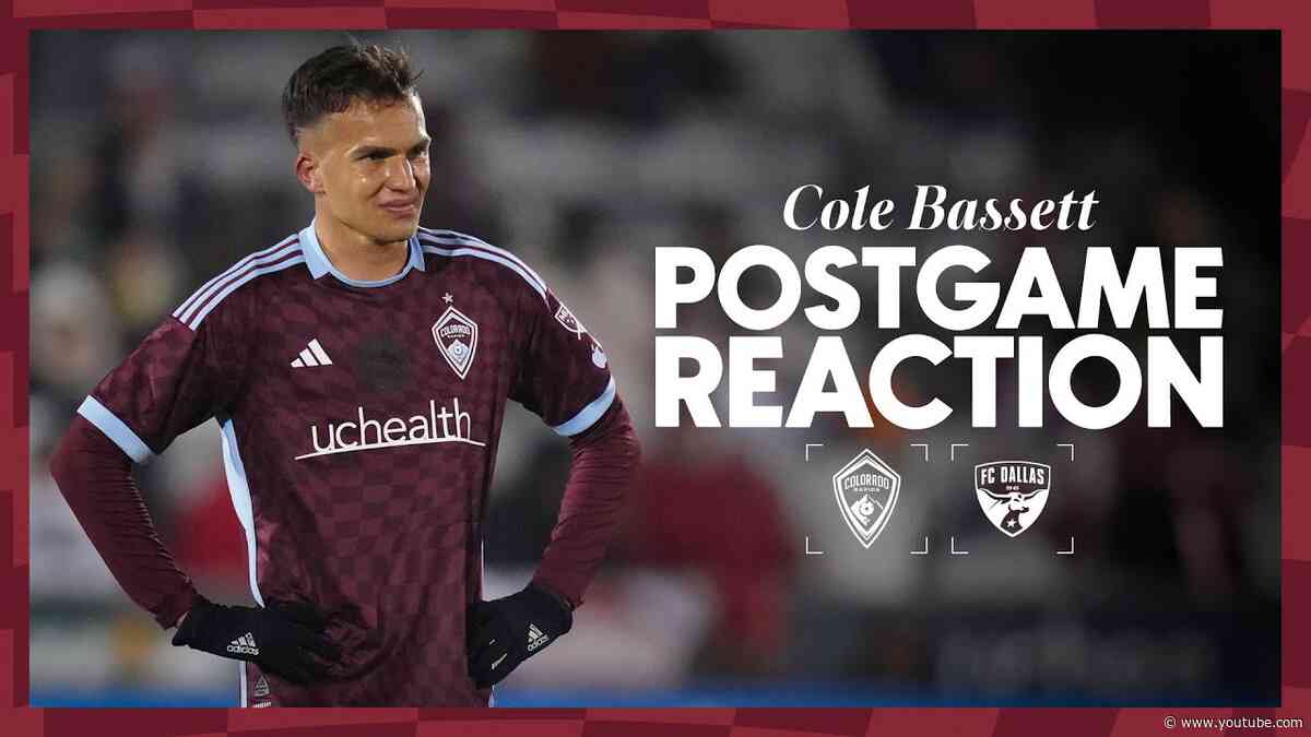 Postgame Reaction | Cole Bassett on setting new Homegrown appearance record for Rapids