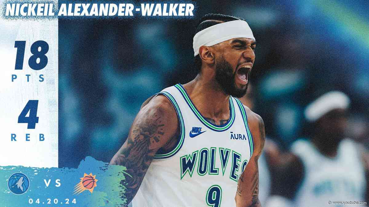 Nickeil Alexander-Walker With 18 Points In GAME ONE Against Phoenix Suns | 04.20.24