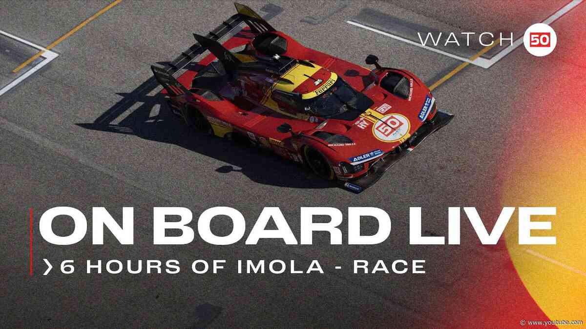 Onboard car #50 for race action at #WEC Imola 6H | Ferrari Hypercar