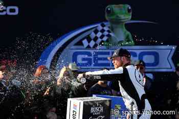 Tyler Reddick wins NASCAR Talladega race as leaders wreck coming to checkered flag