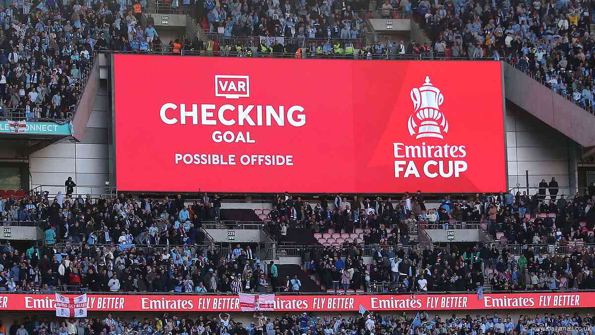 Fans claim VAR 'ruined one of the greatest FA Cup moments ever' after Coventry's last-minute winner against Man United was ruled offside as they say it 'kills all the joy of sport'
