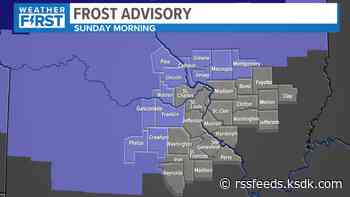 Frost advisory issued for numerous St. Louis-area counties